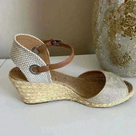 Lucky Brand Kyndra Espadrille Wedge Sandals Size 8 - Picture 4 of 8